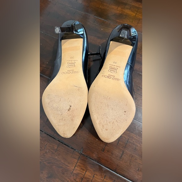 Jimmy Choo Black Patent Leather Heels - Picture 5 of 5